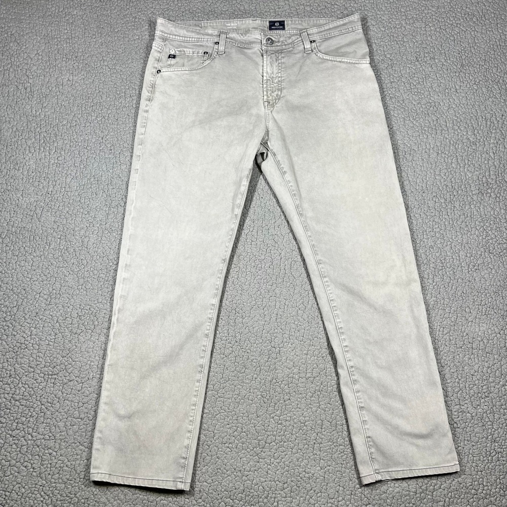 AG Adriano Goldschmied The Tellis Modern Slim Pants Grey Mens 36x34 (36x29)